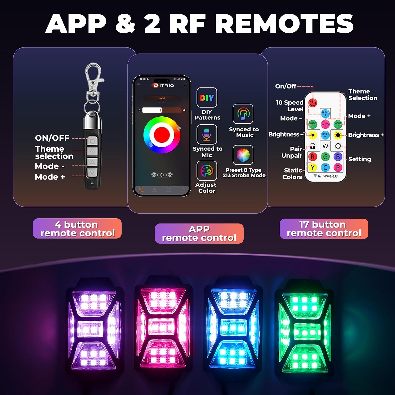 Millions of Color Options
